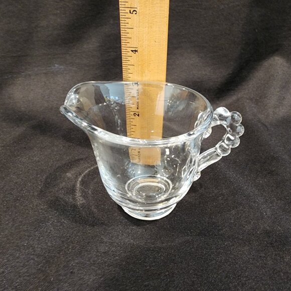 Imperial Glass Candlewick Sugar,Creamer Tray Set Includes Salt and Peppe… - Picture 3 of 13